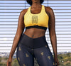 APARA Large Monogram Sports Bra