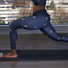 APARA Black and Yellow Monogram Yoga Pants